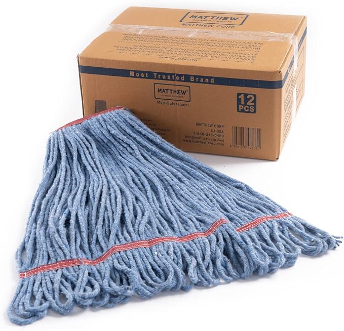 Matthew Cleaning 24oz Heavy Duty Mop Head Commercial Replacement by MATTHEWCLEANINGPRODUCTS