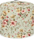 Floral Air Fryer Cover Washable Dust Cover for Kitchen Appliance Accessories for 6 Quart Pressure Cooker Air Fryer Rice Cooker Dust Protection with Storage Pockets