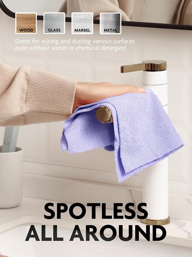 Fantasticlean Microfiber Cleaning Cloth Roll- 60 Sheets, Tear-away Microfiber - Image 3