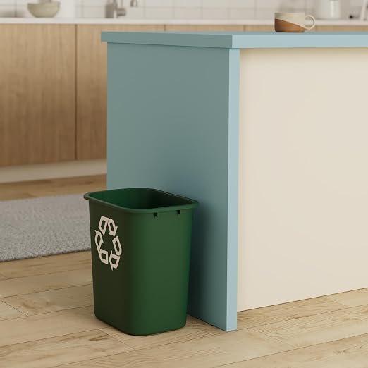 Rubbermaid Commercial Products Resin Deskside Recycling Can, - Image 2