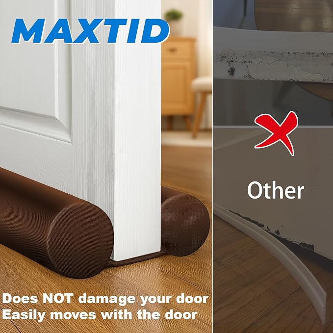MAXTID Brown Large Door Draft Stopper 30 Inch - Image 4