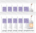 simplehuman Code Q 200 Count Custom Fit Liners, Drawstring Kitchen Trash Bags by Unknown