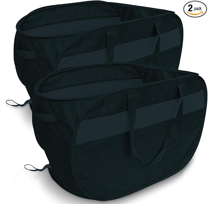 100L Extra Large Collapsible Laundry Baskets 2 Pack. | Foldable Extra Large by NairSnow
