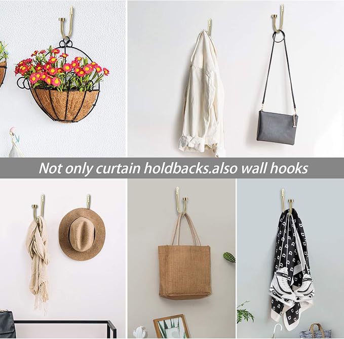 Premium Curtain Holdback, Quality Metal Decorative Curtain Holdbacks - Image 4