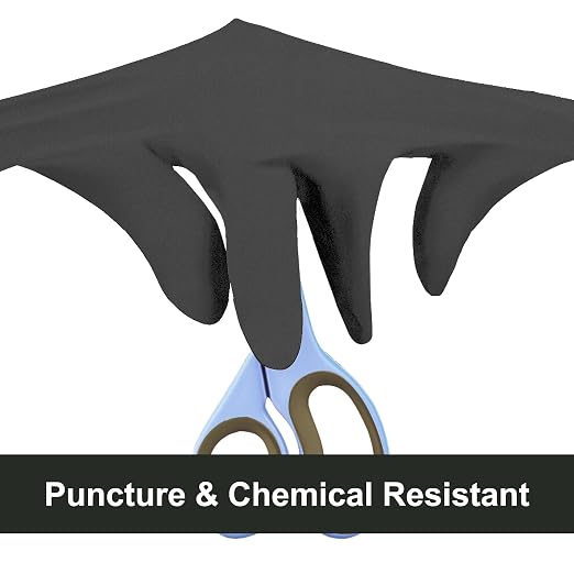 GLOVEWORKS Nitrile Gloves Disposable 5 mil Black Size XXL 3 Boxes of 100 - Image 7