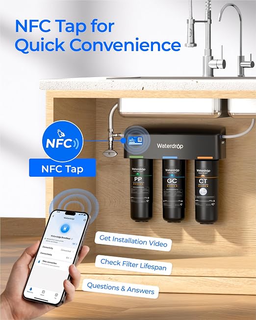 Waterdrop TSB 8 Layer Under Sink Water Filter System, - Image 7