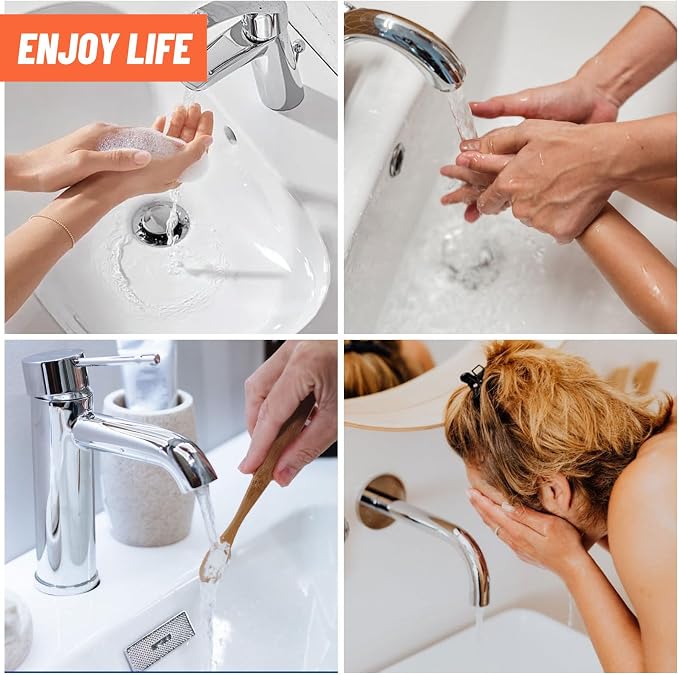 Vakabiu 2024 New Pop Up Bathroom Sink Drain Strainer Hair Catcher, Sink Drain - Image 8