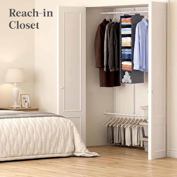 Lifewit 6 Tier Hanging Portable Closet Storage Organizer - Image 8