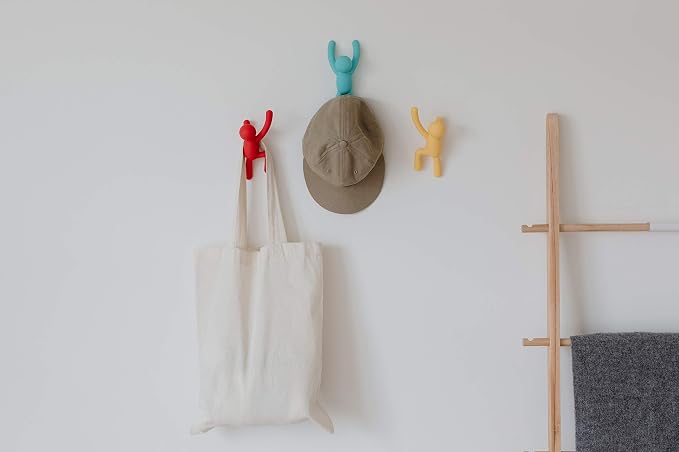 Umbra Buddy Wall Hooks, Wall Mount Coat Hooks - Image 7