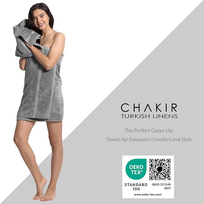 Chakir Turkish Linens, 100% Cotton Premium Quality Turkish Bath Sheets | - Image 4