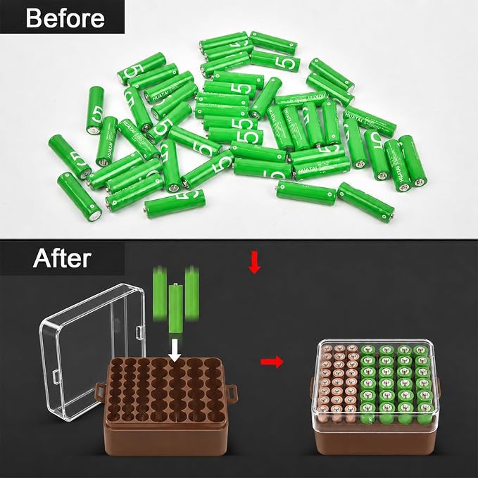 ALCYON Plastic Battery Organizer Storage Case - Image 6