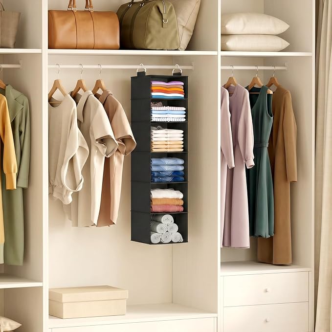 Lifewit 6 Tier Hanging Portable Closet Storage Organizer - Image 2