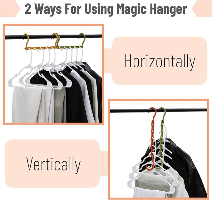 Mr. Pen- Space Saving Hangers, 360° Rotating Hooks | Magic Cascading Hanger - Image 4