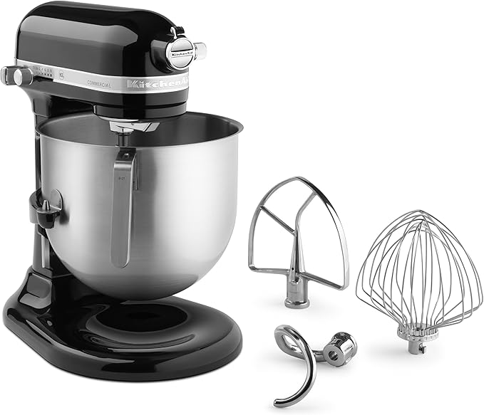 KitchenAid NSF Certified Commercial Series 8-Qt Bowl Lift Stand Mixer - KSM8990