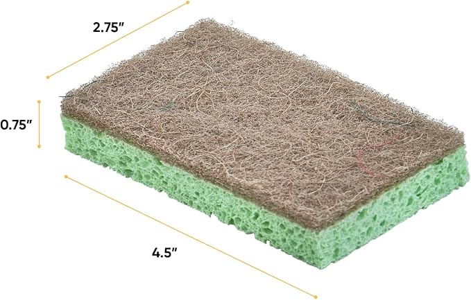 Kitchen Sponges for Washing Dishes, Non-Scratch Cellulose Dish Scrub Sponges - Image 2
