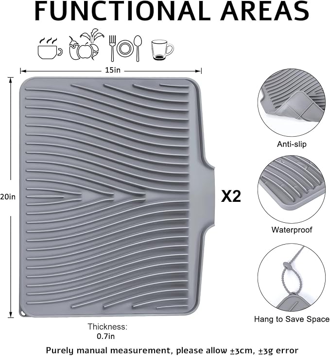 TIKNIK Silicone Dish Drying Mat - Image 2