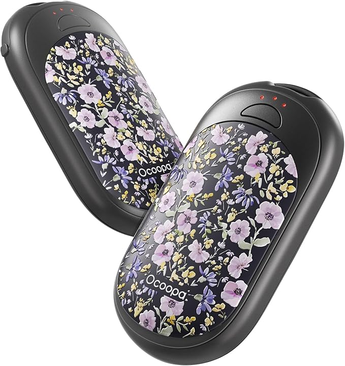 OCOOPA Magnetic Hand Warmers Rechargeable 2 Pack, UL Safety Heat 100-126°F, 3-Settings, Pocket-Sized, Max. 8 Hrs Long Lasting,Great for Raynauds, Golf, Hunting, Camping, Gifts for Men Women, UT3 Lite