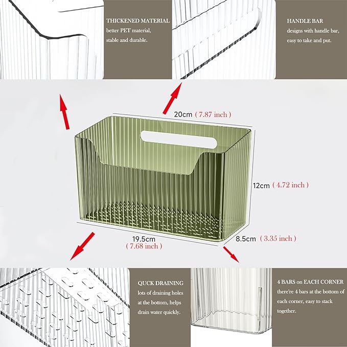 Lae Nuvole Adhesive Cabinet Door Organizer, 2 Pack Wall Shower Caddy - Image 6