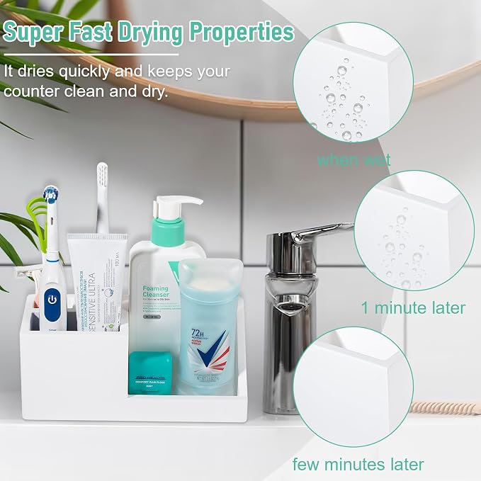 Diatomite Toothbrush Holders Toothpaste Organizer - Image 3