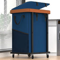 Laundry Basket with Wheels, 150L Rolling Hamper Carts by Unlockyourhomestoragelife