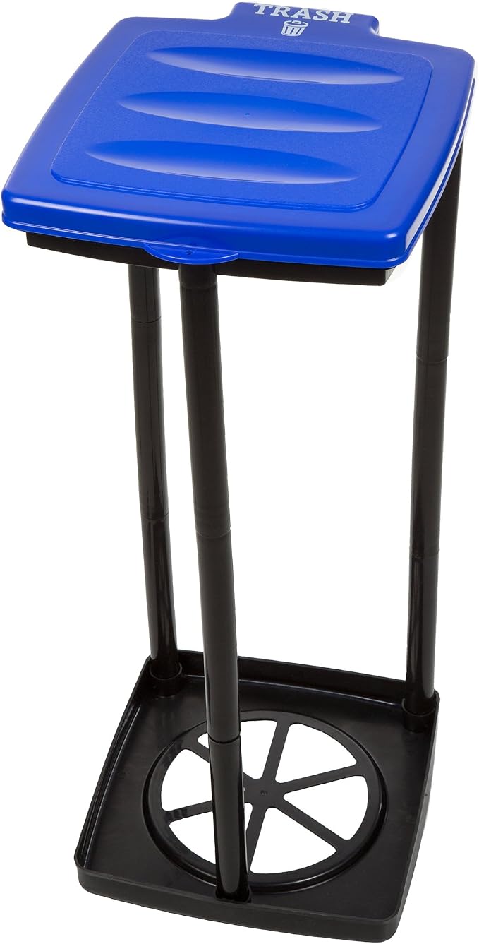 Portable Trash Bag Holder – Collapsible 13-Gallon Garbage Bin by Wakeman