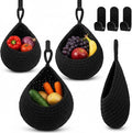 Honeydak 3 Hanging Baskets, Cotton Rope by Honeydak