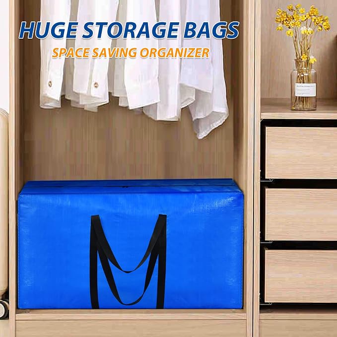 Extra Large Storage Bags, 57 Gallon XXL Jumbo Large Moving Bags Heavy Duty | 2 - Image 6