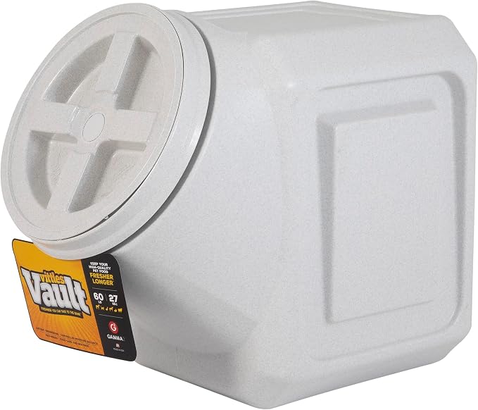 Vittles Vault Airtight Stackable Pet Food Storage Container Up to 60lbs | by Gamma2