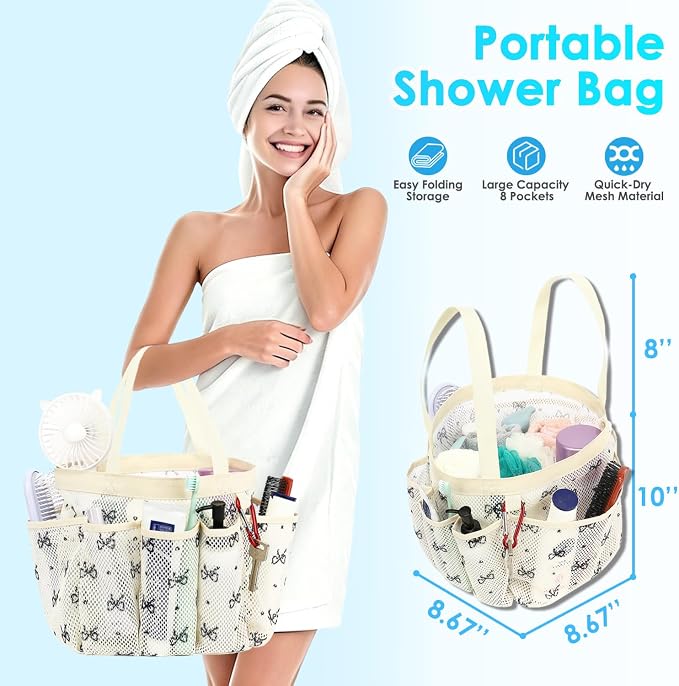 Fammart Mesh Shower Caddy Portable - Image 2