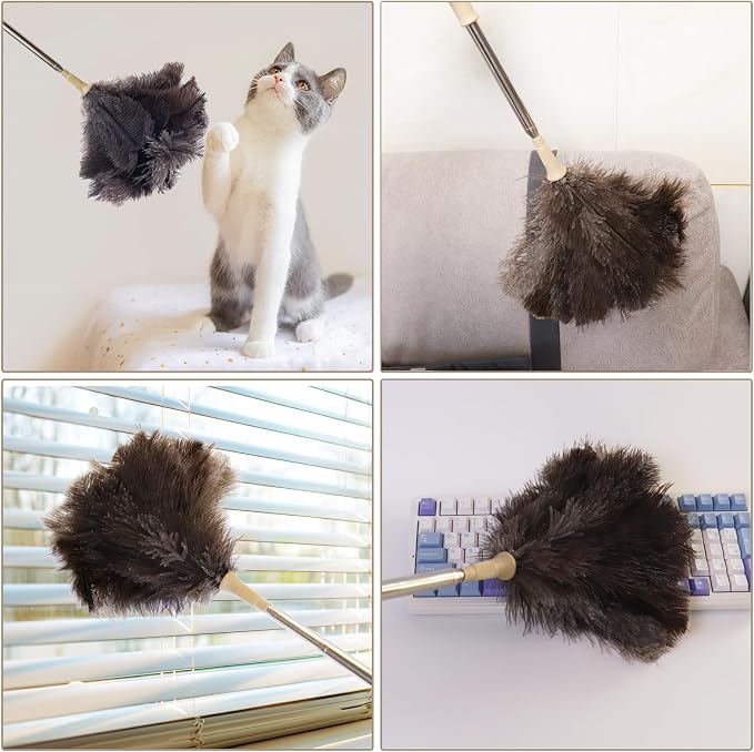 Aldwin Ostrich Feather Duster, and Car Interior - Image 6