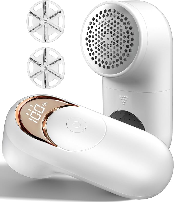 Fabric Shaver Lint Remover for Clothes, Portable Sweater Defuzzer | Rechargeable by KIDEE