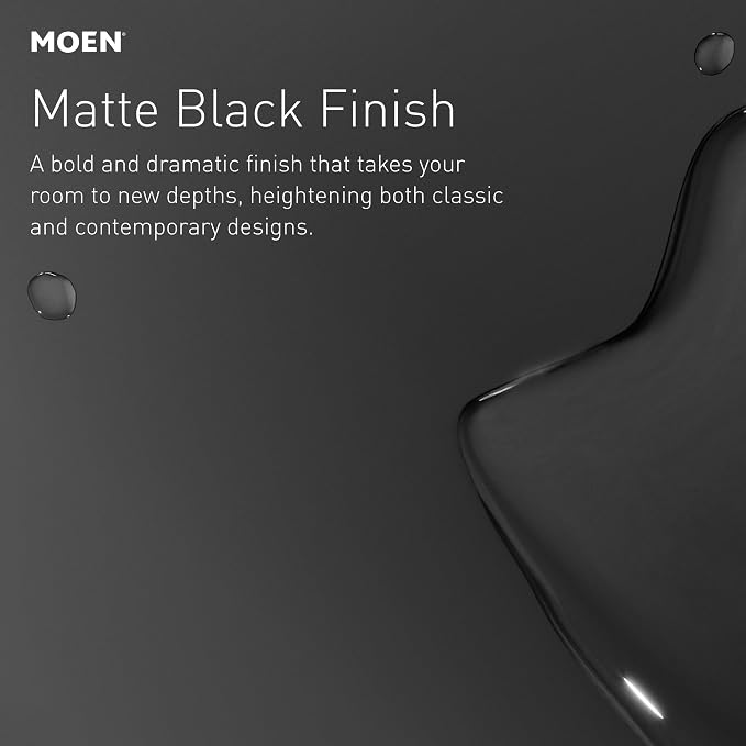 Moen Modern Deck Mounted Lotion or Kitchen Soap Dispenser Pump, Matte Black - Image 5