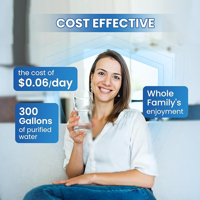 GOLDEN ICEPURE 4396508 Refrigerator Water Filter Replacement for EveryDrop Filter 5, EDR5RXD1, 4392857, 4396510, Clch100, 46-9010, NLC240V, 8212491, WF285 5PACK