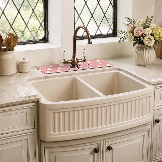 Halloween Kitchen Sink Splash Guard Faucet Mat, Farmhouse Sink Splash Guard - Image 7