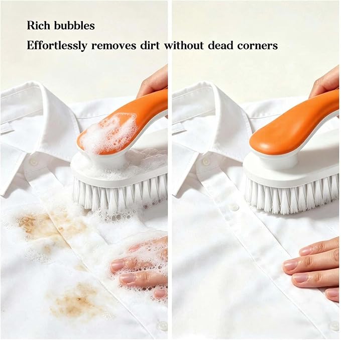2pc Multi-Purpose Household Cleaning Brush Set, Ergonomic Comfort Grip - Image 7