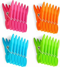 Clothes Pins, Colorful Plastic Clothespins, Heavy Duty Laundry Clothes Pins by Hoxiang