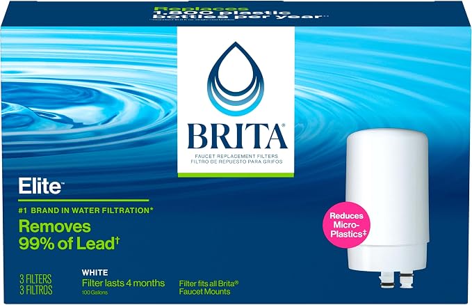 Brita Replacement Water Filter for Faucet Mount, Removes 99% of Lead, Sink - Image 8