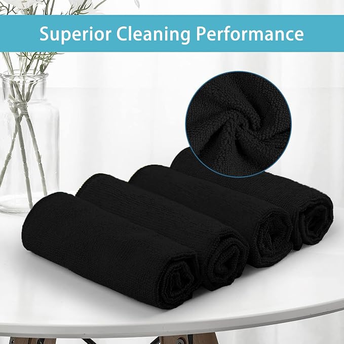 HOMEXCEL 150PK Microfiber Cleaning Cloth, Cleaning Rag - Image 3
