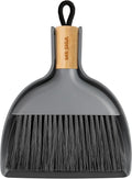 MR.SIGA Mini Dustpan and Brush Set, Bamboo Handle, 1 Set by MRSIGA