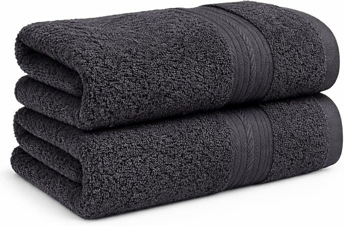 100% Cotton Hand Towels 18x28 Inches, 600 GSM, Soft & Absorbent by AmpleDecor