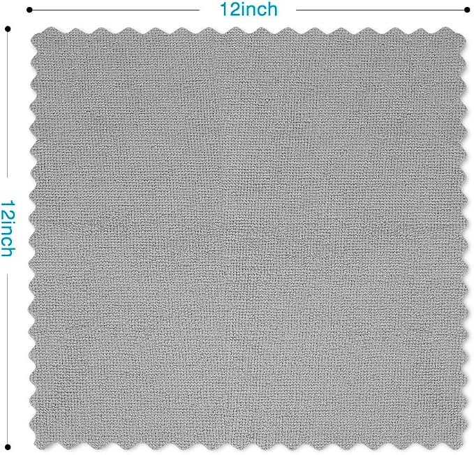 Orighty Microfiber Cleaning Cloth Bulk, 100 Pack, 11.5x11.5 inch, Soft Highly - Image 4