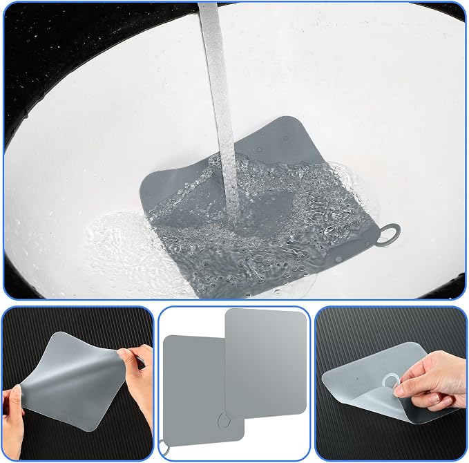 6 Pack Drain Covers for Bugs, 6 X 6 Inch, Anti Odor and Cockroach, Kitchen - Image 4
