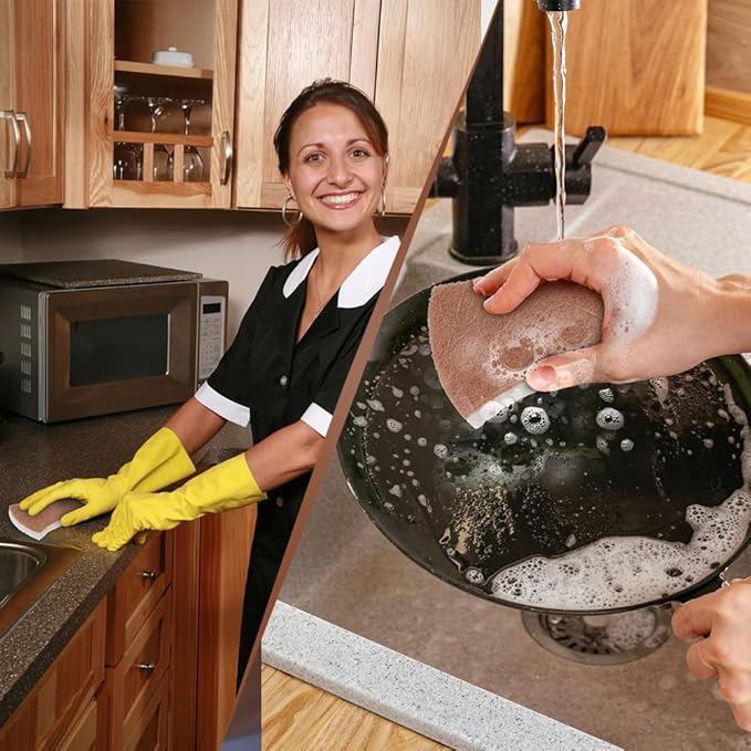 Orighty Non-Scratch Scrub Sponge, Non-Stick Cookware, Washing Dishes, and - Image 7