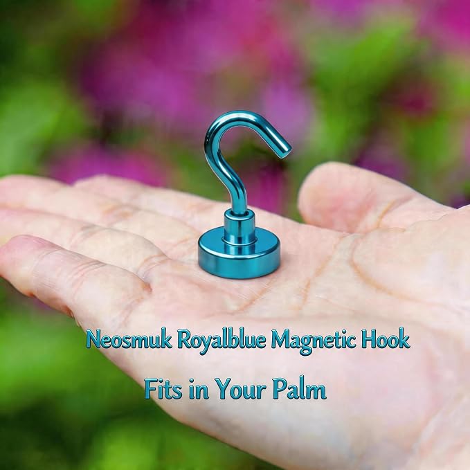 Neosmuk Magnetic Hooks, 30lb Heavy Duty, 15 Pack - Image 2