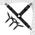 FeelAtHome Adjustable Bed Sheet Clips & Corner Fasteners, 4 Pack, RV & Bunk Beds by FeelAtHome