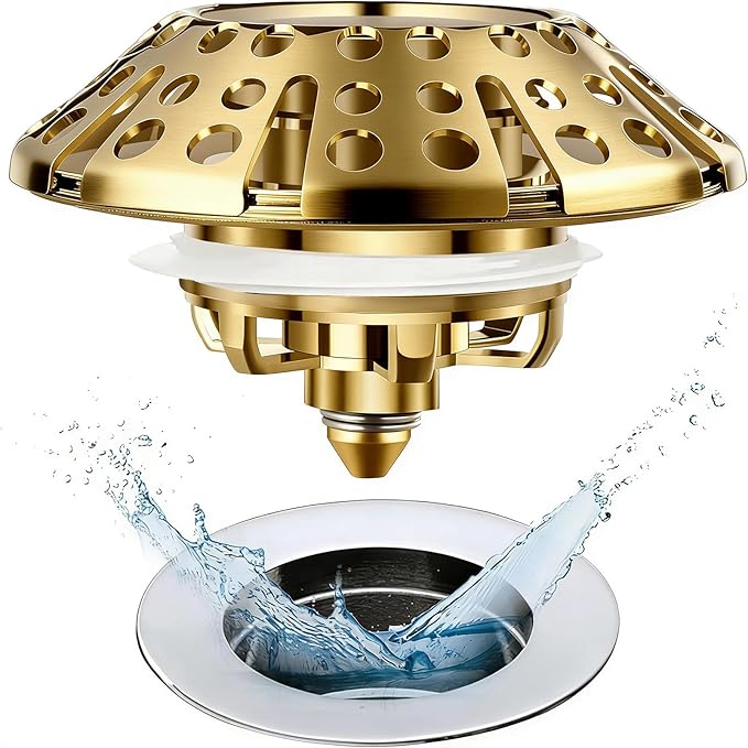 AzWzz Bathtub Drain Stopper, Pop Up Tub Stopper Plug by AzWzzTubDrainStopper