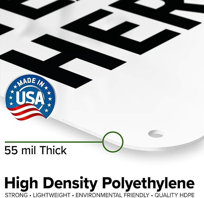Custom Danger Sign, OSHA Sign, 12x18 Inches, 55 mil thick HDPE (high density polyethylene), Made in USA by My Sign Center