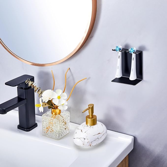 Electric Toothbrush Head Holder, Tooth Brushing Holder, Wall Mounted Toothbrush - Image 3