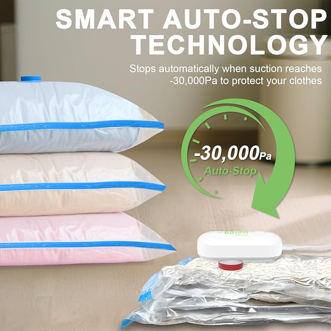 15 Pack Vacuum Seal Bags for Clothing Travel - Image 6