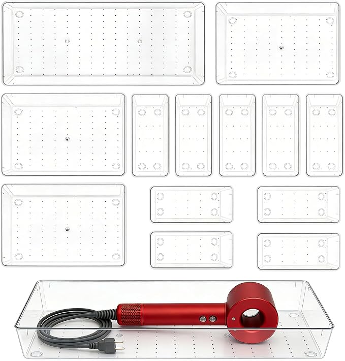 Manalete 14 Pcs Plastic Drawer Organizer - Image 9